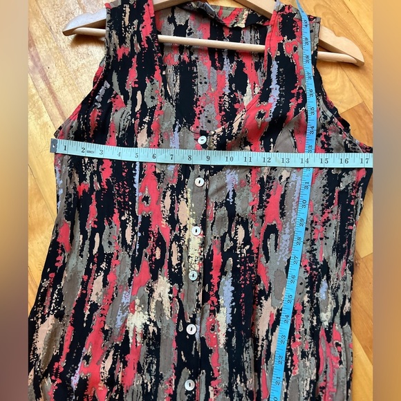 Sears Vintage Multicolour Dress Button Up M GUC - Picture 15 of 15